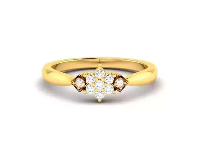 Women Solitaire Ring 3dm stl Render Detail 3D print model
