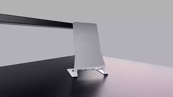 Modern sheet metal phone holder 3D model