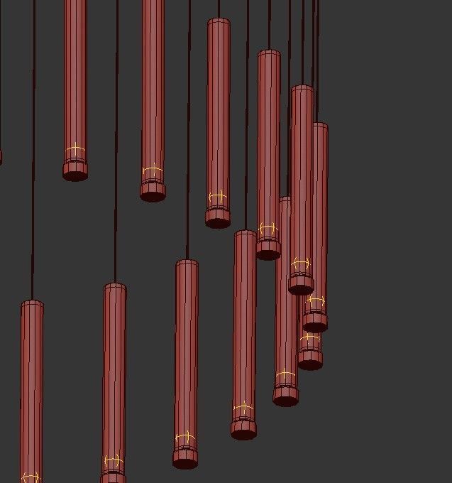GROK chandelier 3D model_4