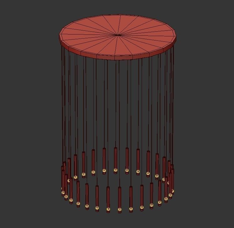 GROK chandelier 3D model_2