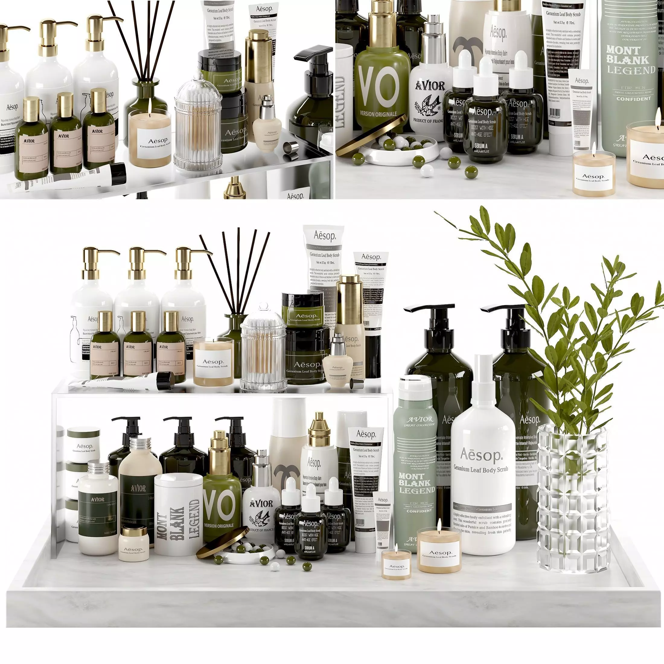 bathroom-accessories-set-1 beauty stand 3D model_0