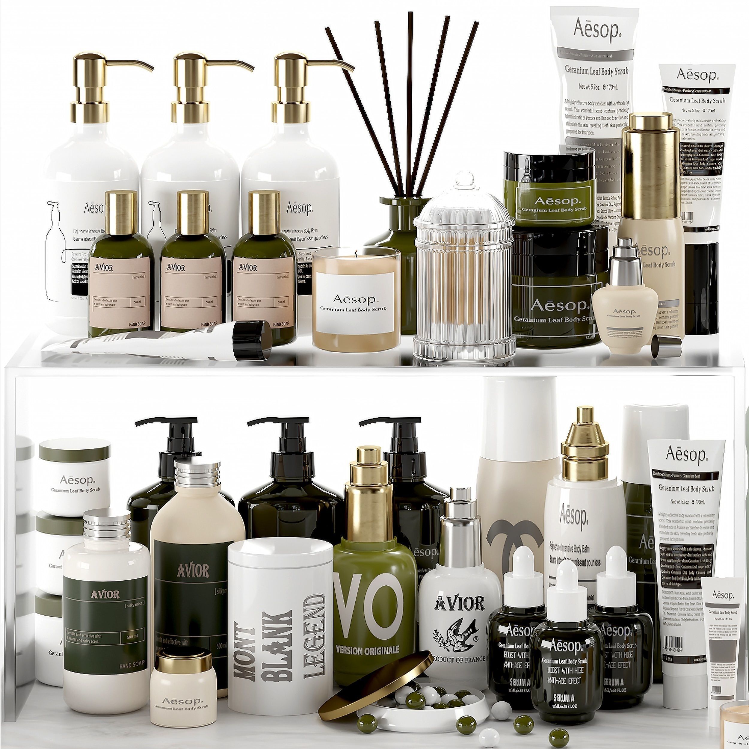 bathroom-accessories-set-1 beauty stand 3D model_3