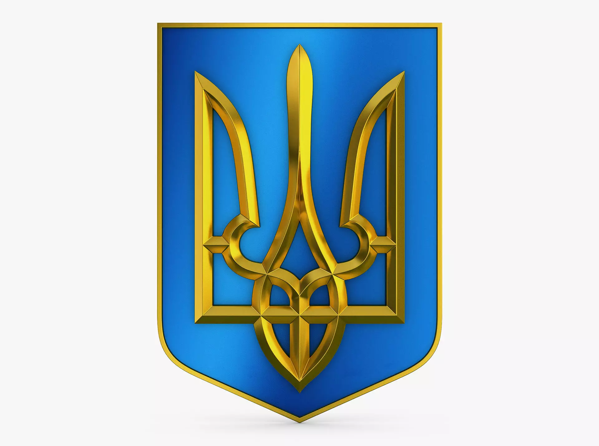 Ukraine State Emblem M 3 3D model_0