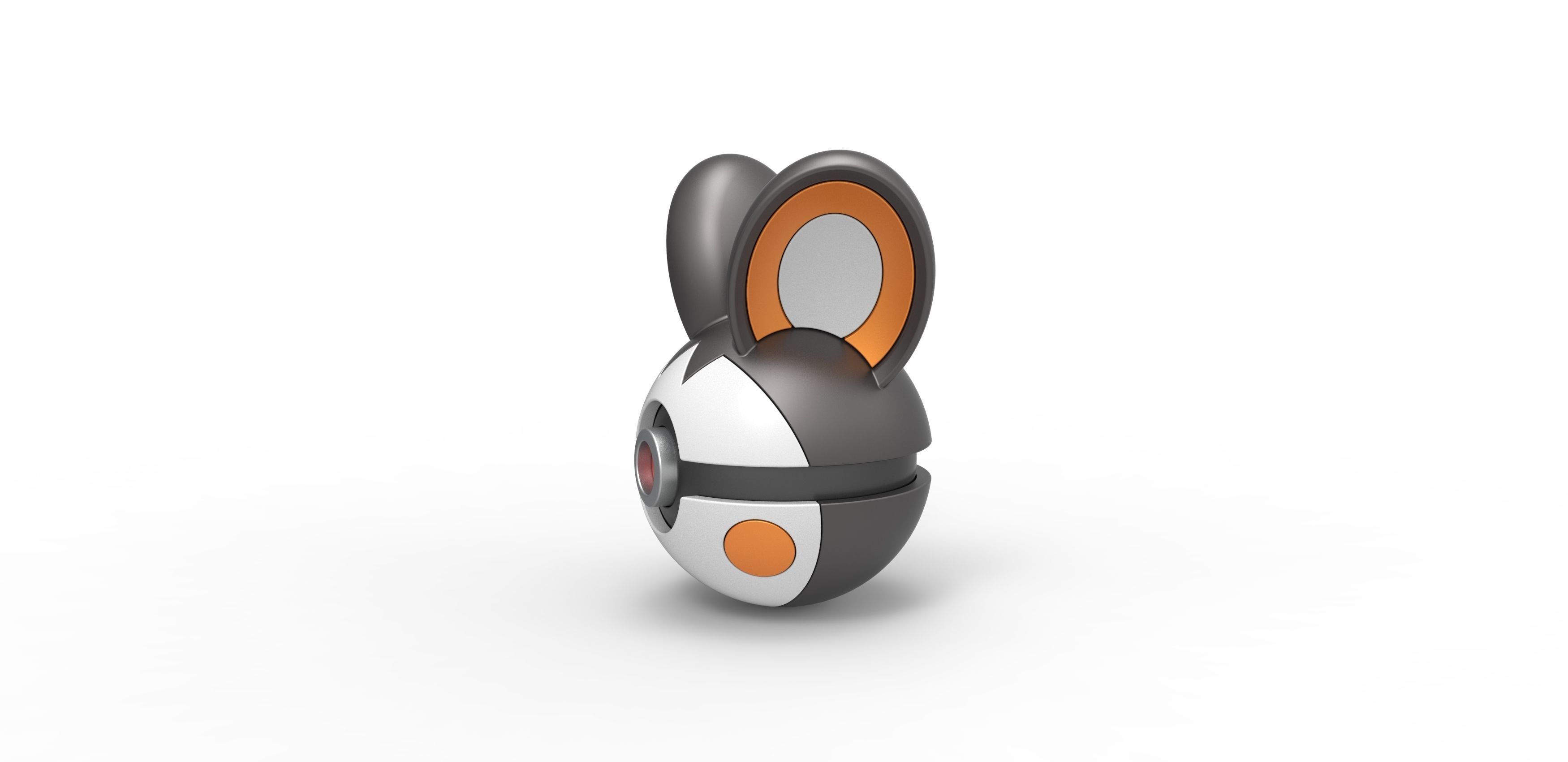  Emolga orb 3D print model_5