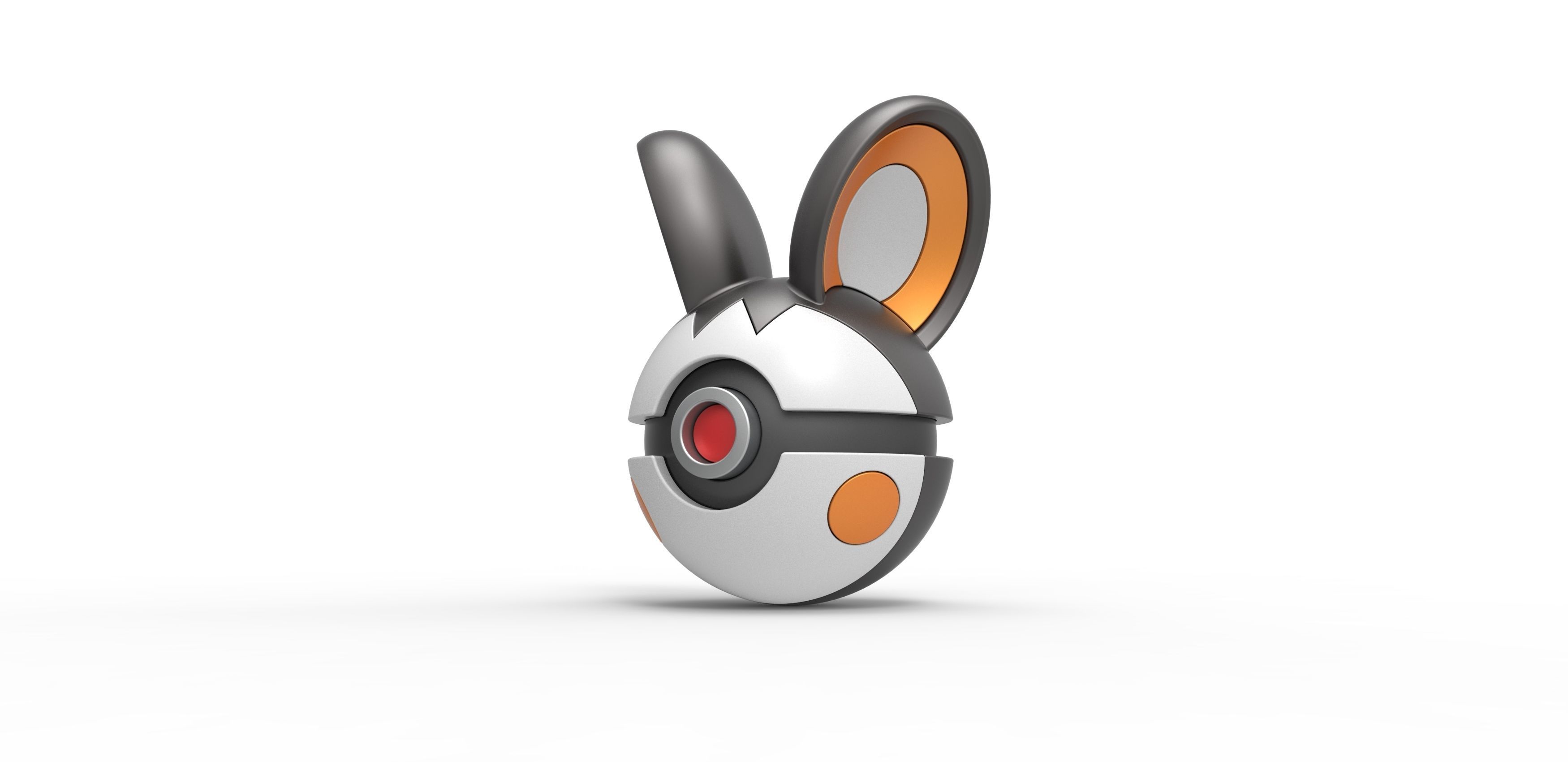  Emolga orb 3D print model_1