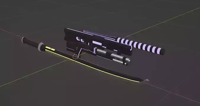 Neon weapon set