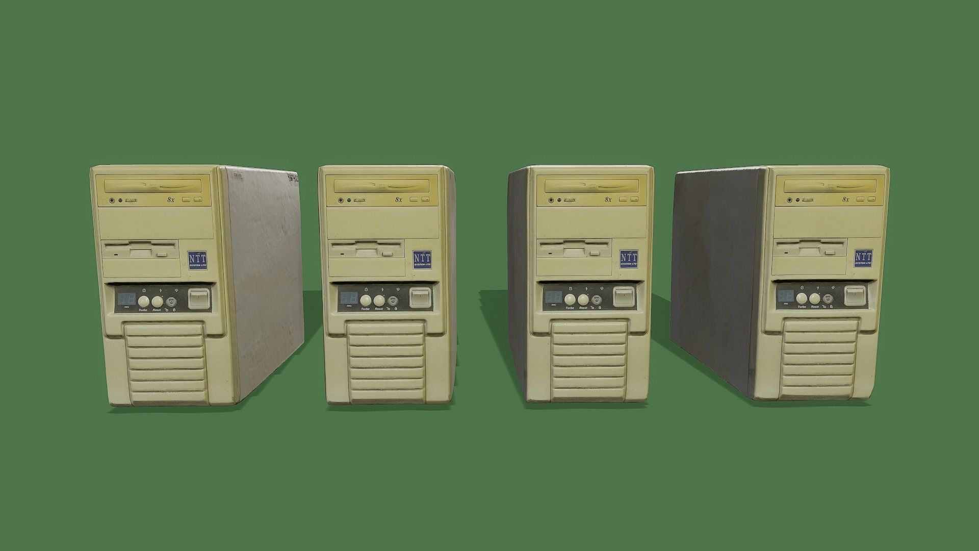 3D Scan Old Computers Pack Low-poly 3D model_20