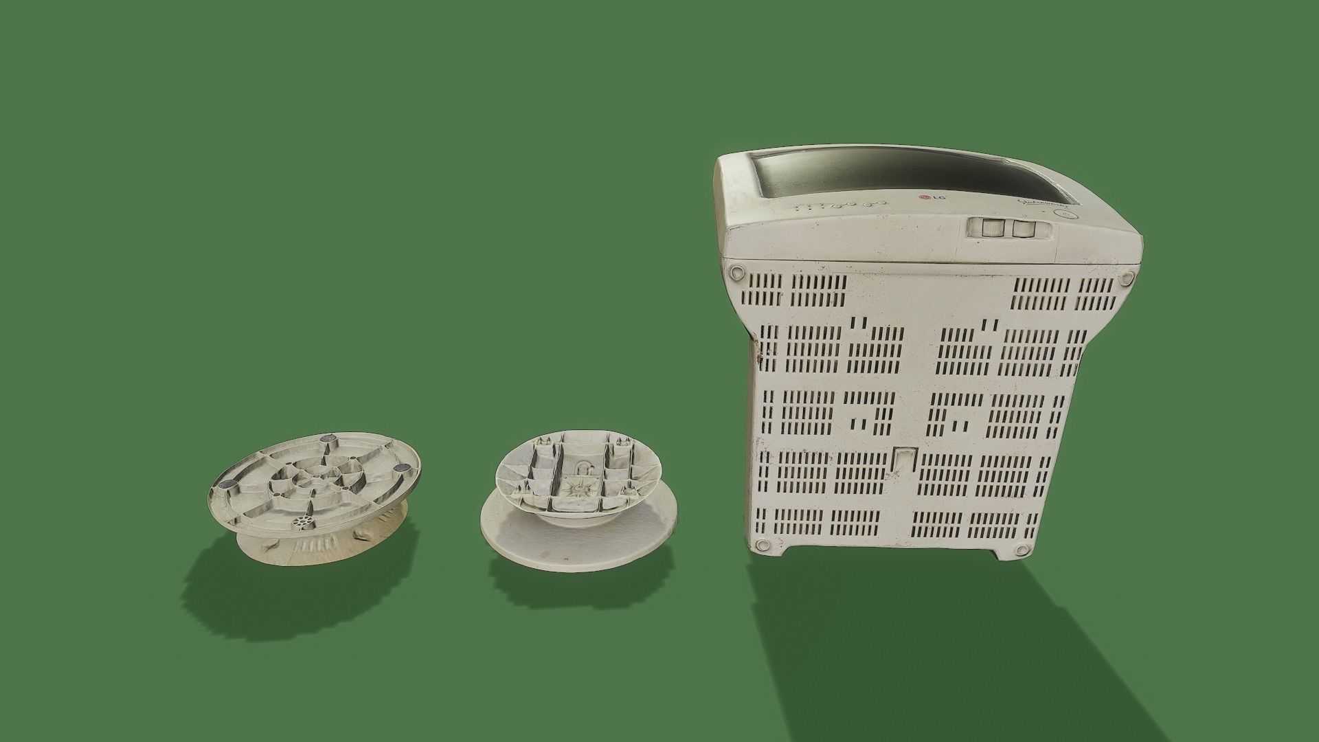 3D Scan Old Computers Pack Low-poly 3D model_11