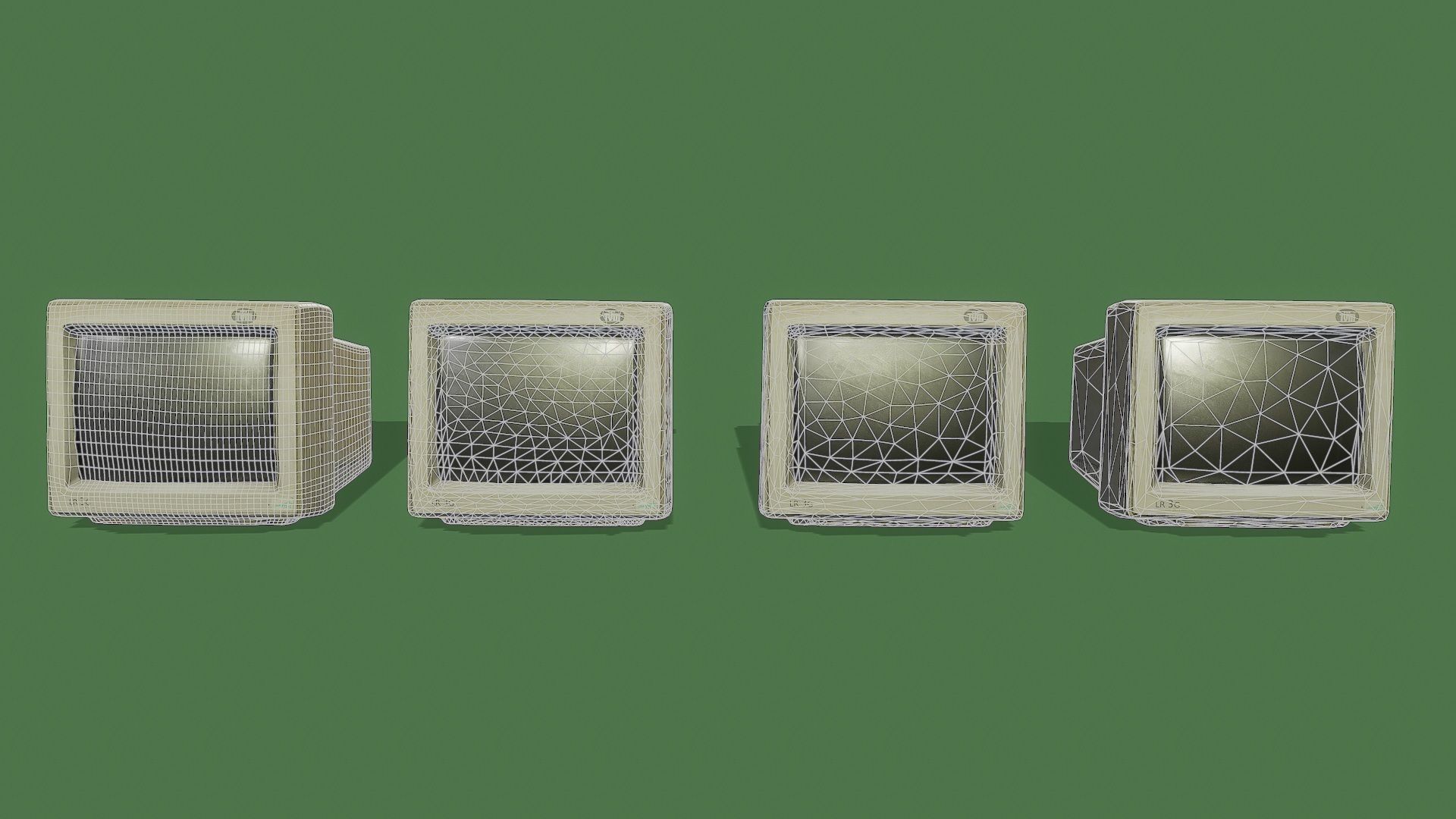 3D Scan Old Computers Pack Low-poly 3D model_7