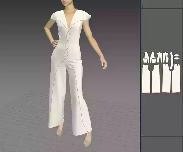 Jumpsuit-Marvelous Designer