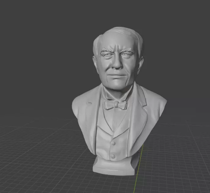 Thomas Edison 3D print model_1