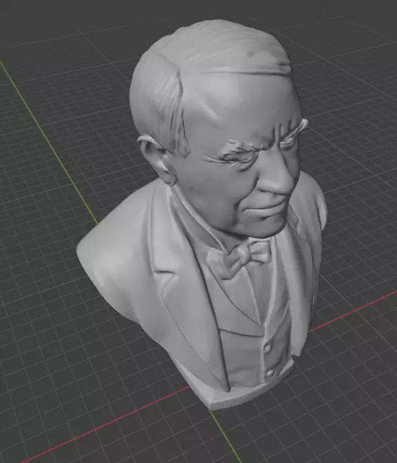 Thomas Edison 3D print model_22