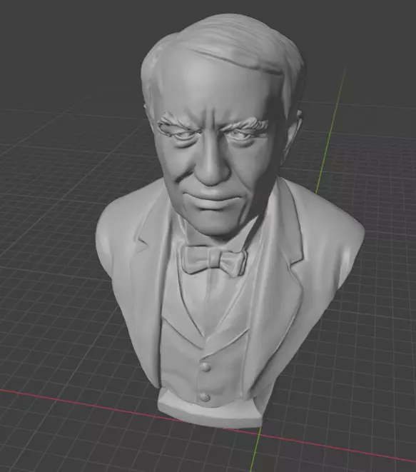 Thomas Edison 3D print model_23