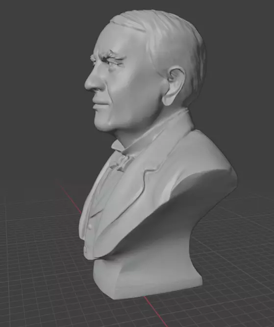 Thomas Edison 3D print model_3