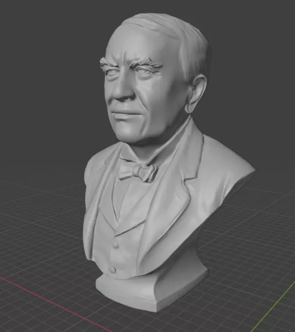 Thomas Edison 3D print model_24