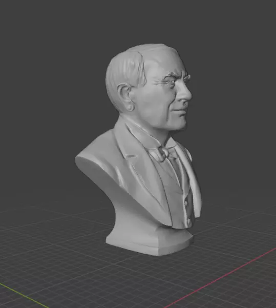 Thomas Edison 3D print model_20