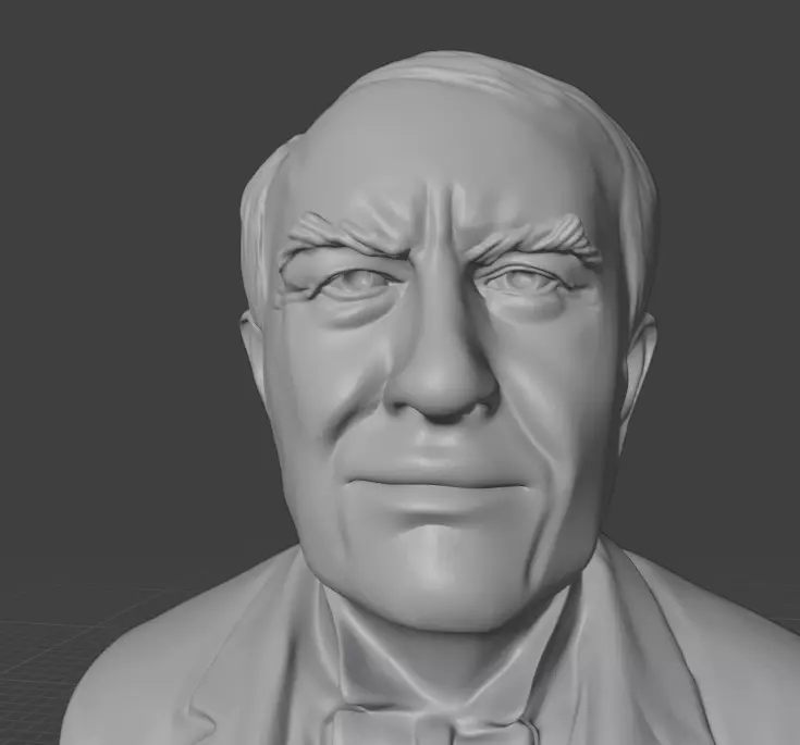 Thomas Edison 3D print model_9