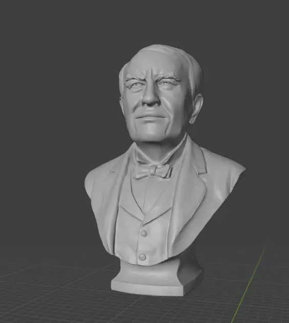 Thomas Edison 3D print model_2