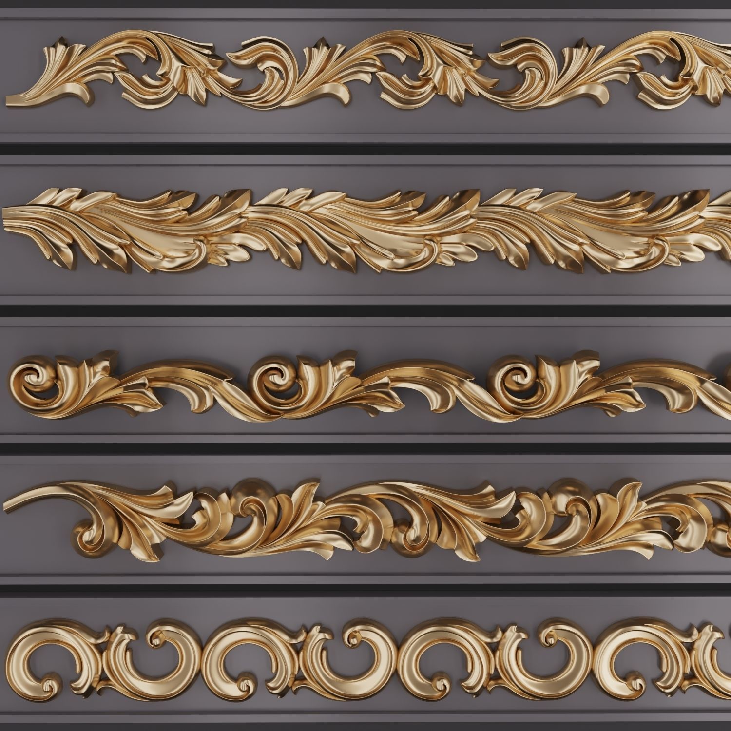 Trim Ornament 107 3D model_1