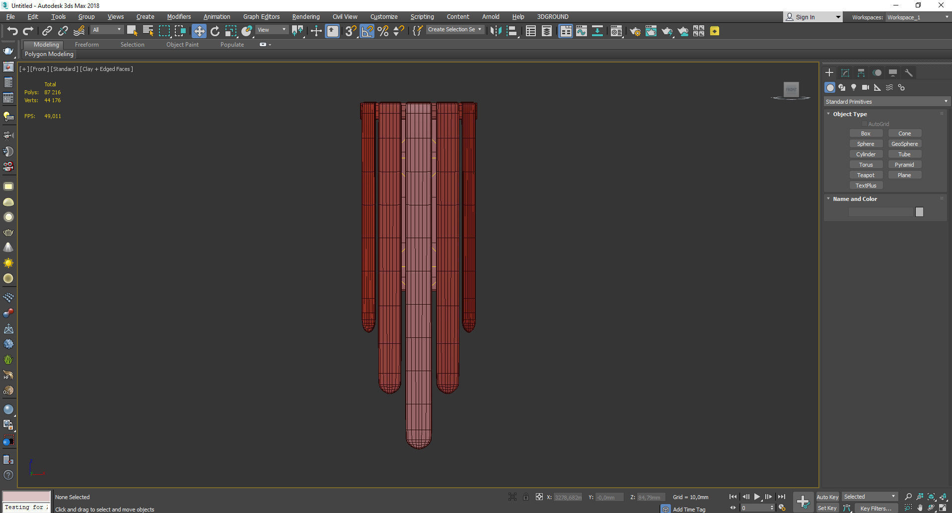 Fenwater Sconce Low-poly 3D model_2
