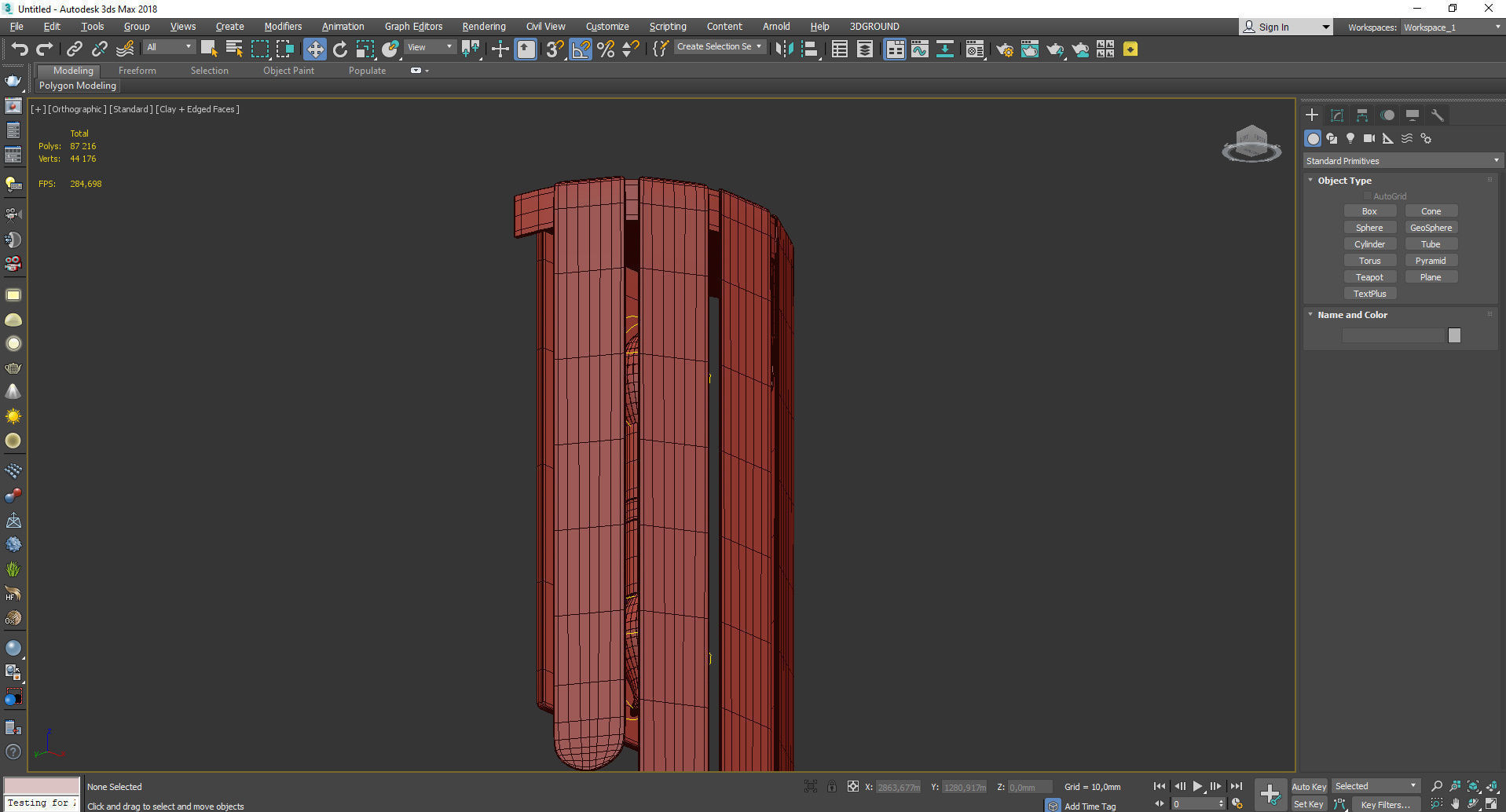 Fenwater Sconce Low-poly 3D model_4