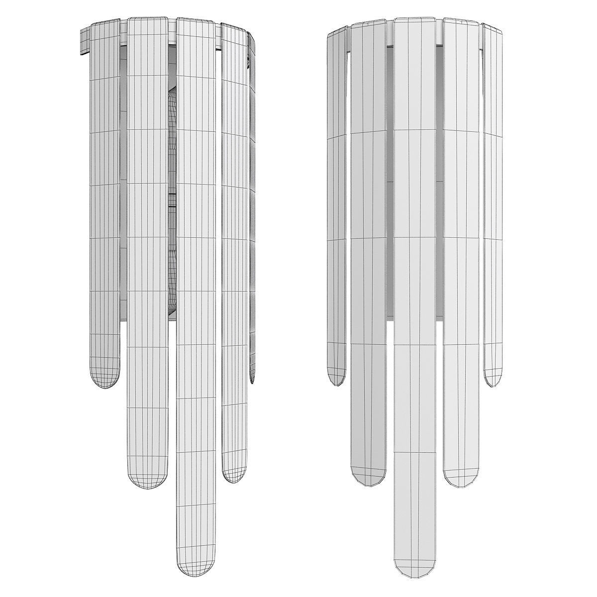 Fenwater Sconce Low-poly 3D model_1