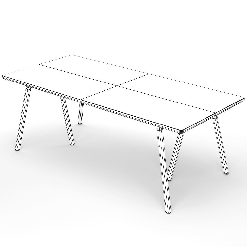 Dining set 06 3D model_5