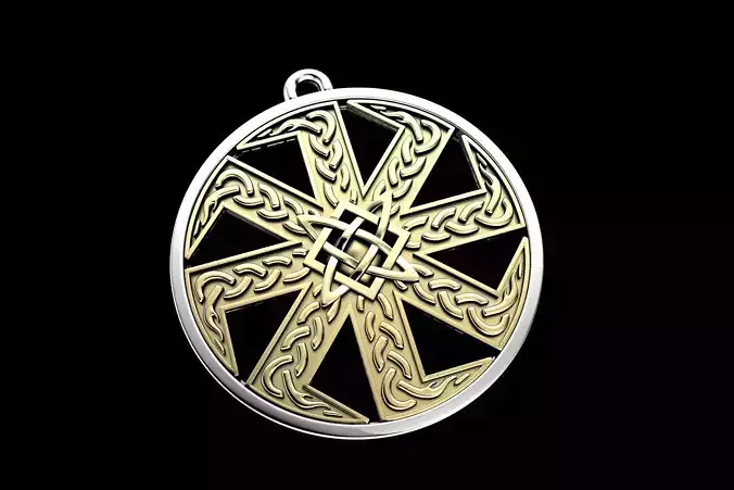 pendant Celtic motif small cnc