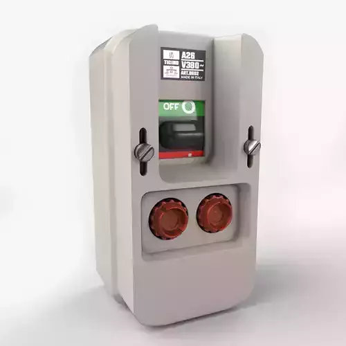 Vintage safety switch with fuses