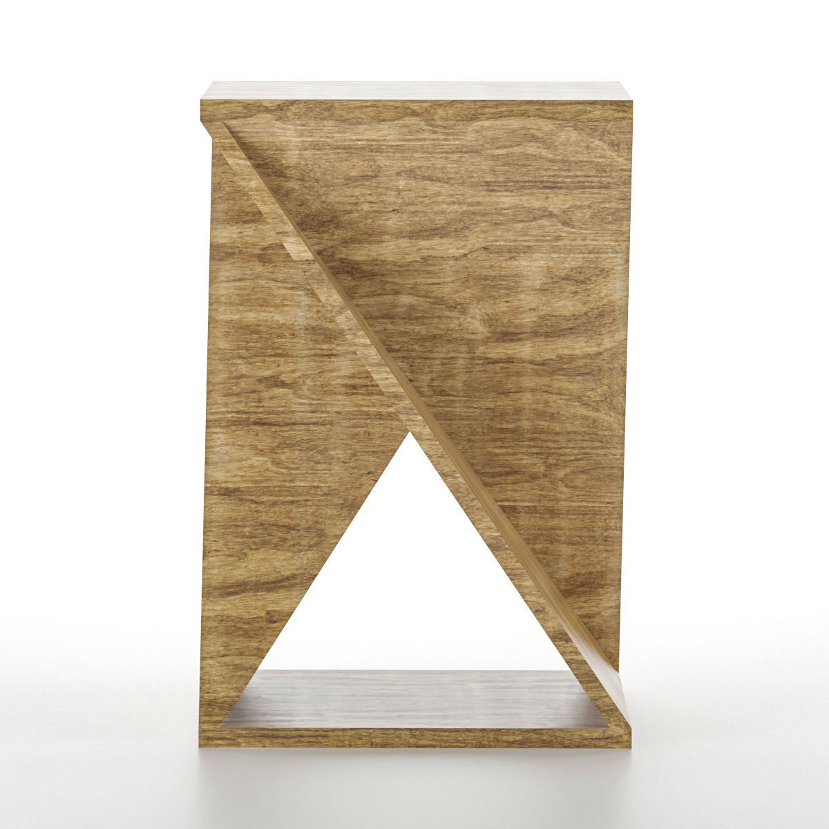 side table Low-poly 3D model_1