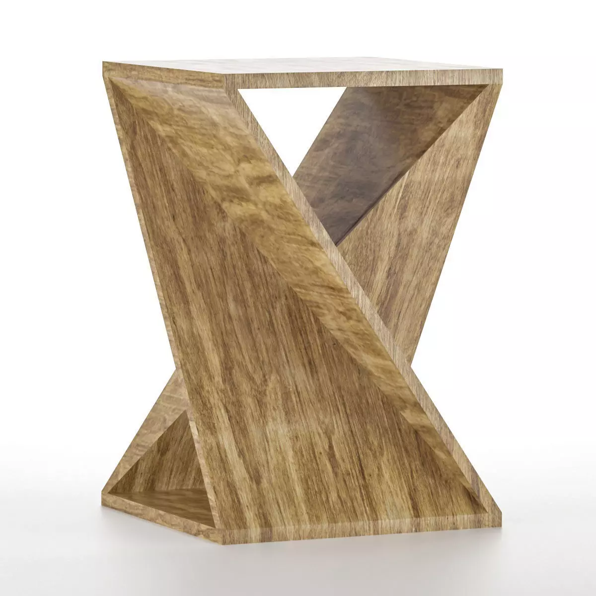 side table Low-poly 3D model_0