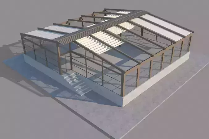 Automatic Pergola System With  Guillotine Windows