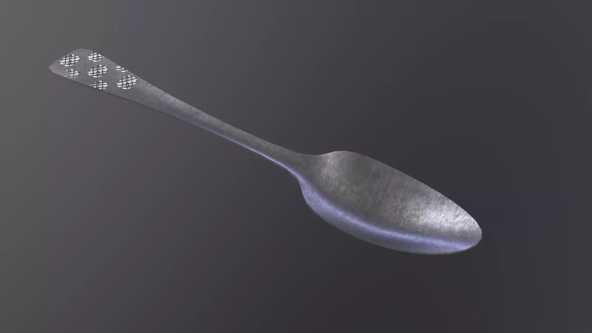 Spoon Low-poly 3D model