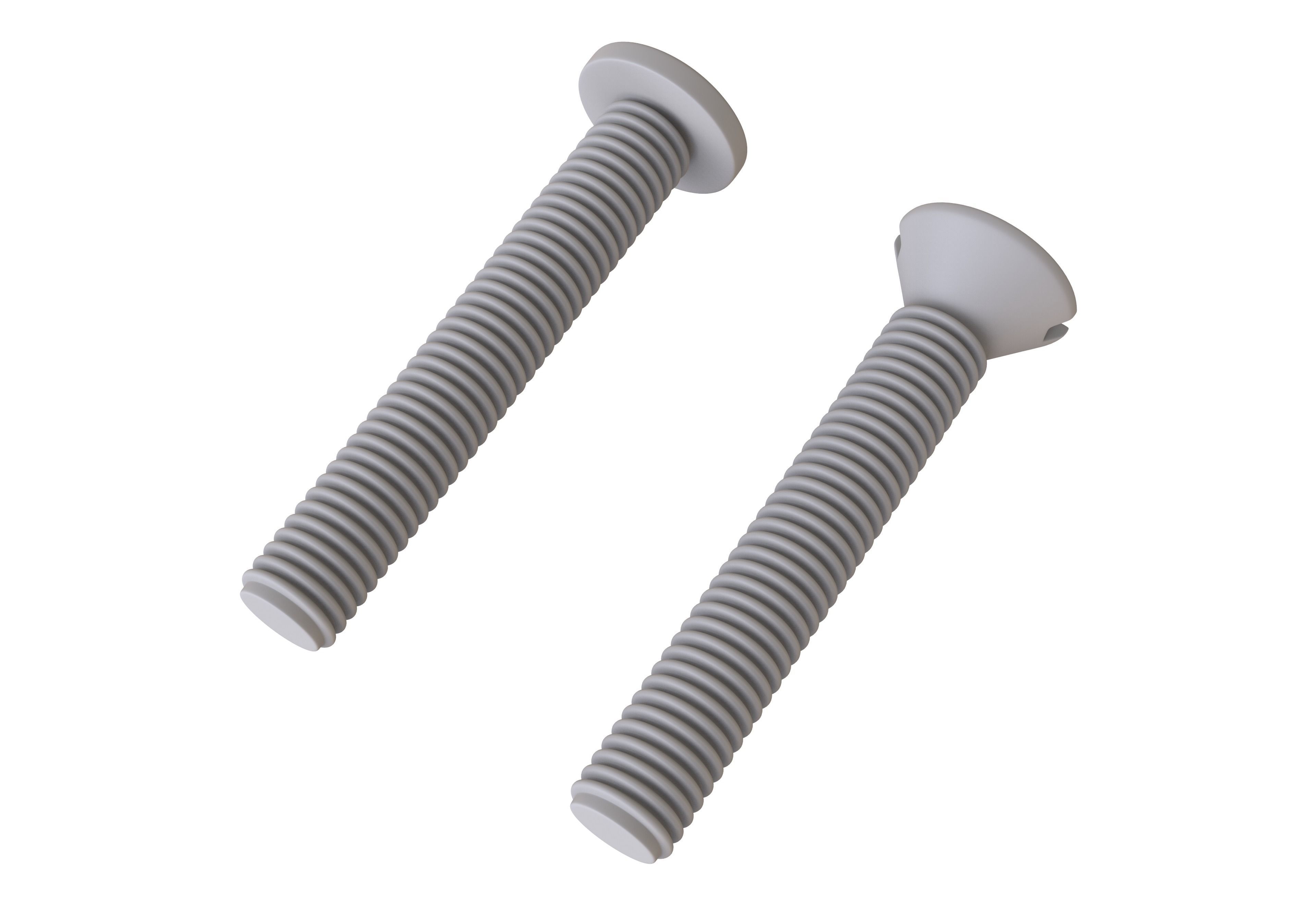 Machine Screws 3D Model 3D model_6