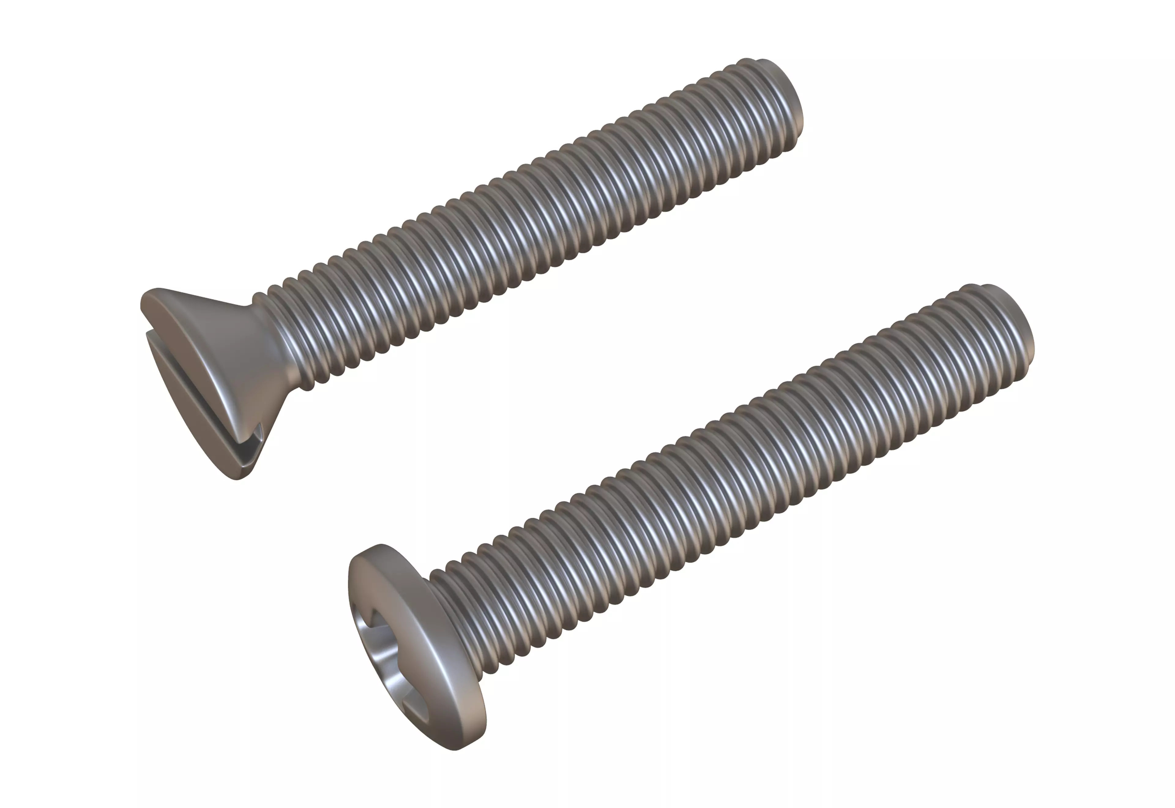 Machine Screws 3D Model 3D model_0