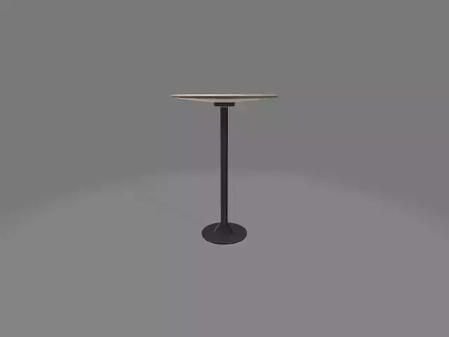 Caffe Desk Low-poly 3D model