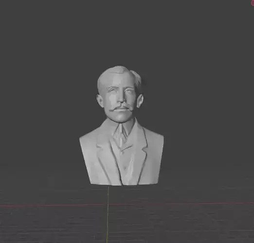 Orville Wright 3D print model