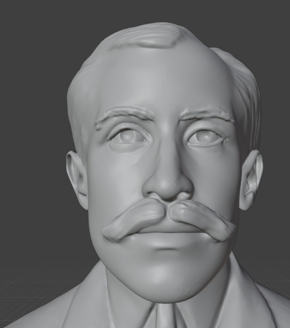 Orville Wright 3D print model_1