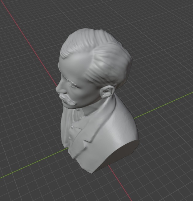 Orville Wright 3D print model_4