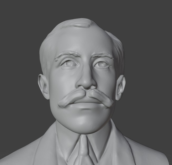 Orville Wright 3D print model_8