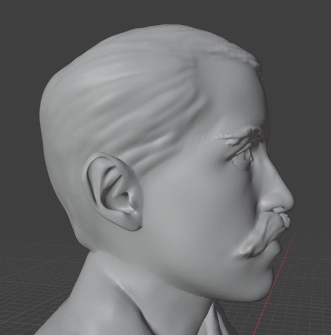 Orville Wright 3D print model_9