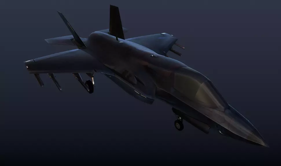 F-35 Lightning II Low-poly 3D model_0