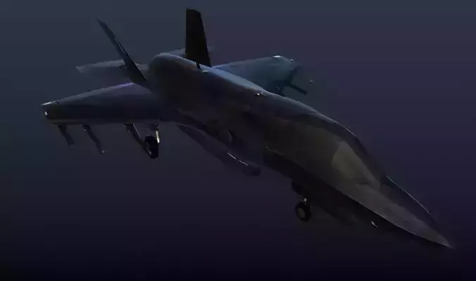 F-35 Lightning II Low-poly 3D model