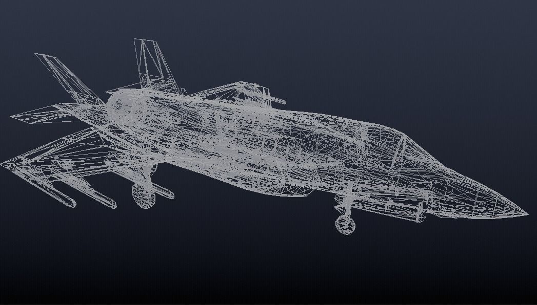F-35 Lightning II Low-poly 3D model_4