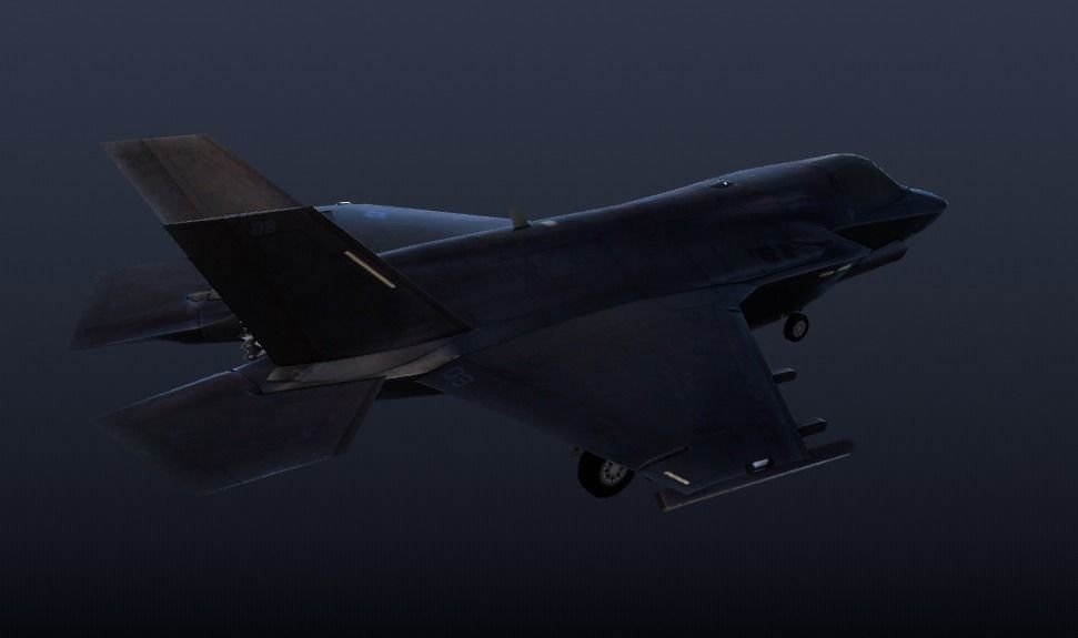 F-35 Lightning II Low-poly 3D model_7