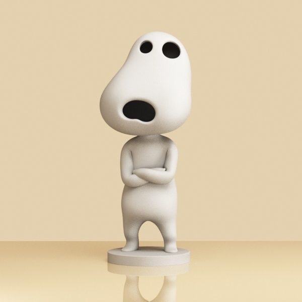 Set of Kodama 005-007 3D print model_17