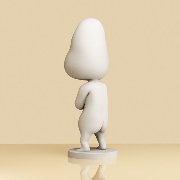 Set of Kodama 005-007 3D print model_19