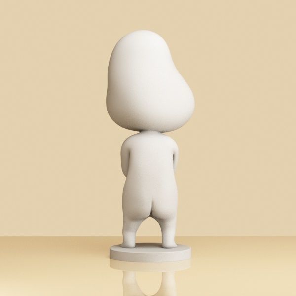 Set of Kodama 005-007 3D print model_20