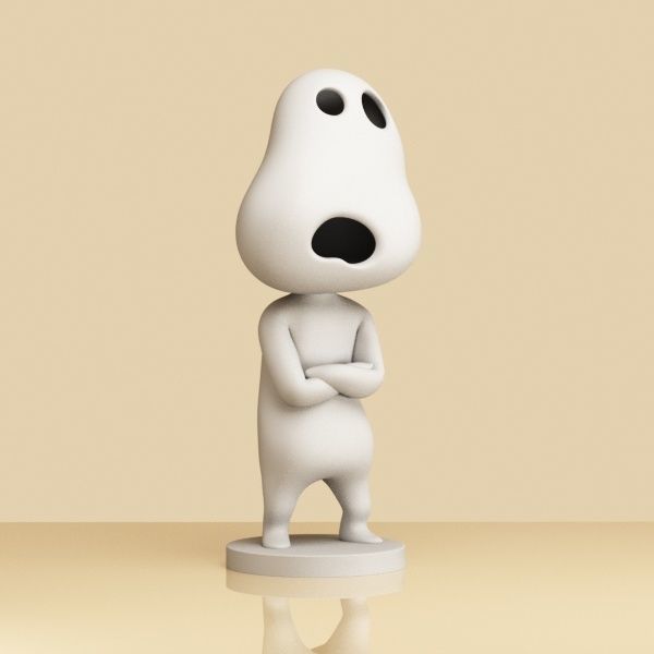 Set of Kodama 005-007 3D print model_16