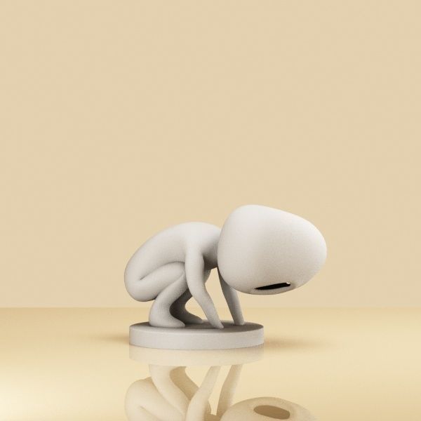 Set of Kodama 005-007 3D print model_6